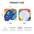 thumbnail image 6 of Lsque Abstract Color Splash Printed Square Couch Cushion Covers, Floral Sofa Cushion Covers Replacement, Stretch Couch Covers for Couch-16.9in, 6 of 9
