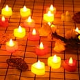 thumbnail image 1 of YAOMOBB Bridal Shower Decorations Romantic LED Tealight Candles 24Pcs Set with Artificial Flower Petals Heart Shape Home Decoration Light Kit, 1 of 6