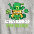 thumbnail image 3 of Garfield - Charmed Im Sure - Toddler And Youth Crewneck Fleece Sweatshirt, 3 of 5