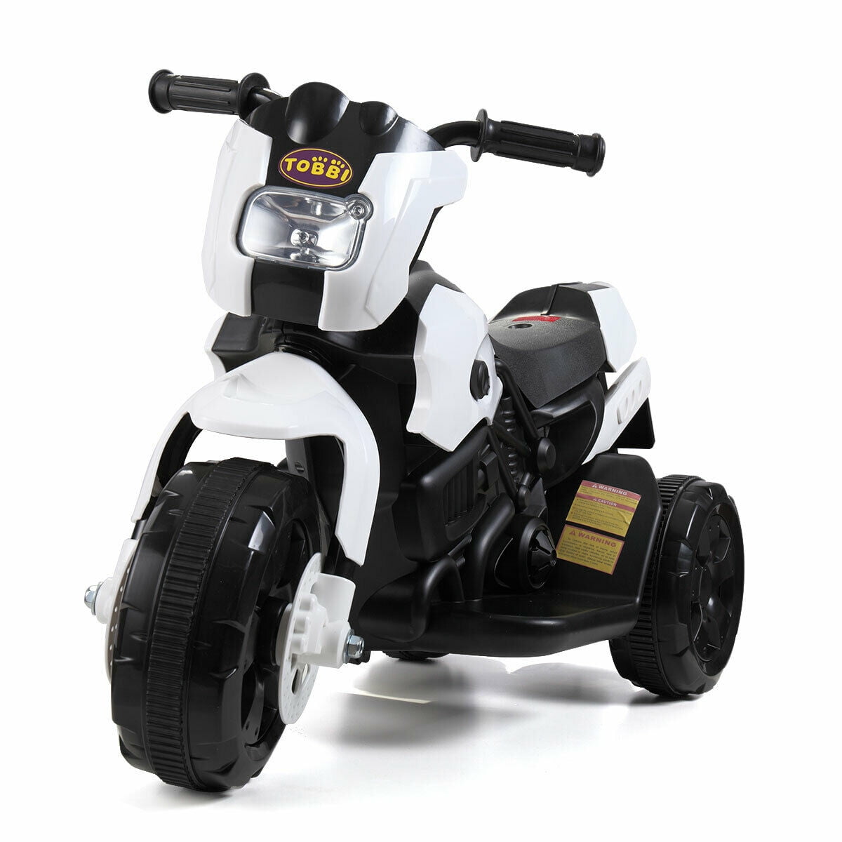 Lowestbest Children 6V Electric Ride on Motorcycle W/ 3 Wheels, Gift Toy for Boy Girls, White Lowestbest Children 6V Electric Ride on Motorcycle W/ 3 Wheels, Gift Toy for Boy Girls, White