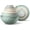 Mint Diamond, variant on Cook with Color 12-Piece Silicone Nesting Mixing Bowl Set with Lids for Kitchen, Dishwasher & Microwave Safe, Taupe