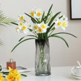 thumbnail image 2 of Small Fresh Daffodils, Indoor Dining Table Decorations, Fake Flowers, Single-Branch Silk Cloth, Pastoral Style Daffodils, 2 of 2