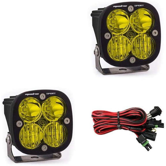 Squadron Sport Amber LED Driving & Combo Light Bar, Pair