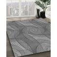 thumbnail image 2 of Ahgly Company Indoor Square Patterned Carbon Gray Area Rugs, 7' Square, 2 of 6