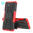 thumbnail image 1 of TECH CIRCLE For Samsung Galaxy A34 5G Case, Shockproof Rugged Protection Kickstand Cover Drop Proof TPU Military Grade Heavy Duty Protective Phone Case for Samsung Galaxy A34 5G 2023 6.2 inch, Red, 1 of 6