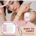 thumbnail image 4 of Rugged Case for AirPods Pro 2, HD Clear & Contrast Color Design Shockproof Cover for Airpods Pro 2nd Generation 2022 with Switch and Carabiner, 4 of 8