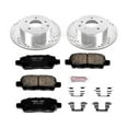 thumbnail image 3 of PowerStop Rear Z23 Evolution Sport Carbon-Fiber Ceramic Brake Pad and Drilled & Slotted Rotor Kit Fits: NISSAN Select Models K6761, 3 of 10