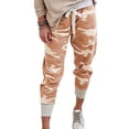 thumbnail image 4 of WCJM Women's Camo Cargo Pants Cropped Ankle Length Elastic Drawstring Waist Lightweight Quick Dry Hiking Joggers Outdoor Travel with Button Closure Flap Pockets, 4 of 7