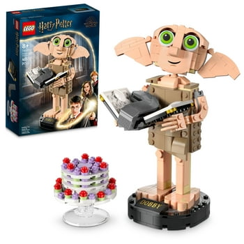 LEGO Harry Potter Dobby the House-Elf Building Toy Set; Perfect Birthday Gift for 8 year old Boys, Girls, and Kids; Authentically Detailed Build and Display Model of a Beloved Character, 76421