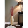 thumbnail image 6 of Green Floral Crafts 27-inch Natural Bamboo Cylinder Floor Vase Wooden for Dried Flowers Branches Perfect Spa Office Dining Living Room Entry Way Home Decoration, Natural, 6 of 7