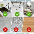 thumbnail image 6 of Yoaney Cleaning Ball, Drain Hair Catcher Silicone Shower Drain Hair Catcher Cover with Detachable Suction Cups Drain Hair Strainers Stopper for Bathroom Shower Bathtub Kitchen Sink, 1*Filter, 6 of 7