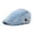 Solid-Light Blue, variant on Men Denim Blue Peaked Ivy Cap Golf Driving Flat Solid Cabbie Newsboy Beret Hat