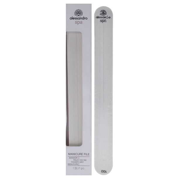 Lima de manicura Spa de Alessandro para mujer, 1 lima de uñas