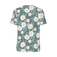 thumbnail image 3 of Rocae Flower for Breathable Men's Baseball T-Shirt Fashionable Casual Baseball Jersey, Moisture-wicking Sportswear XX-Large, 3 of 9