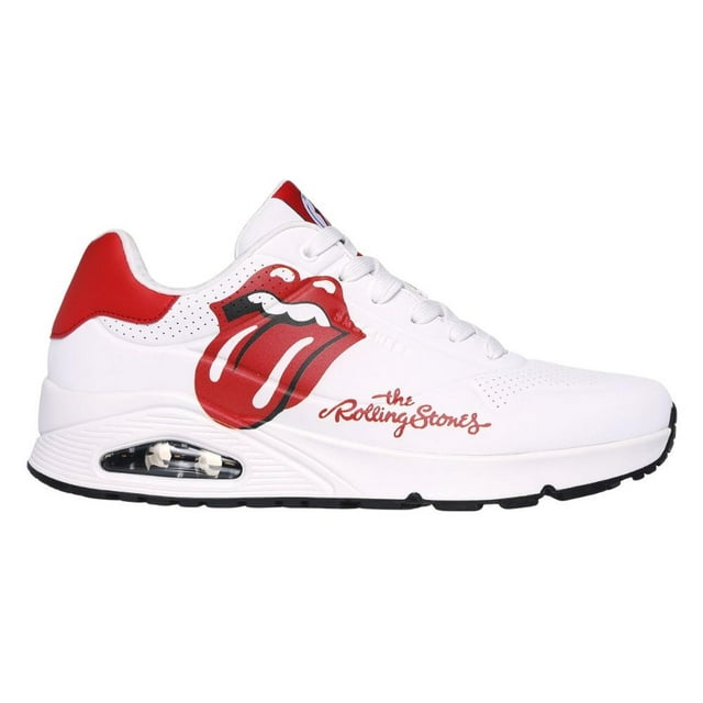 Tenis Skechers Rolling Stones Uno- Single! Hombre blanco 28