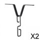 thumbnail image 1 of 2x Canalones De Cadena De Lluvia Clip Adaptador Hardware Exterior Conector De Hierro A Prueba De Herrumbre, 1 of 8
