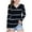 Navy B, variant on bbymog Long Sleeve Shirts for Girls Fashion Printed V-Neck Pullover Tops Casual T Shirts Blue D 3 Years