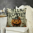 thumbnail image 2 of Halloween Decorations Pillow Coversfor Halloween Decor Indoor Outdoor, Party Supplies Farmhouse Home Decor Throw Pillows Cover Spider Web Cat Skull Decorative Cushion Case, 2 of 5