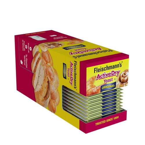 Fleischmanns Active Dry Yeast, 20.75 Ounce 4 Per Case