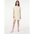 thumbnail image 5 of Free Assembly Women's Mini T-Shirt Dress with Short Sleeves, 5 of 5