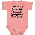 thumbnail image 3 of Inktastic Gorgeous Like My Godmother Girls Baby Bodysuit, 3 of 5