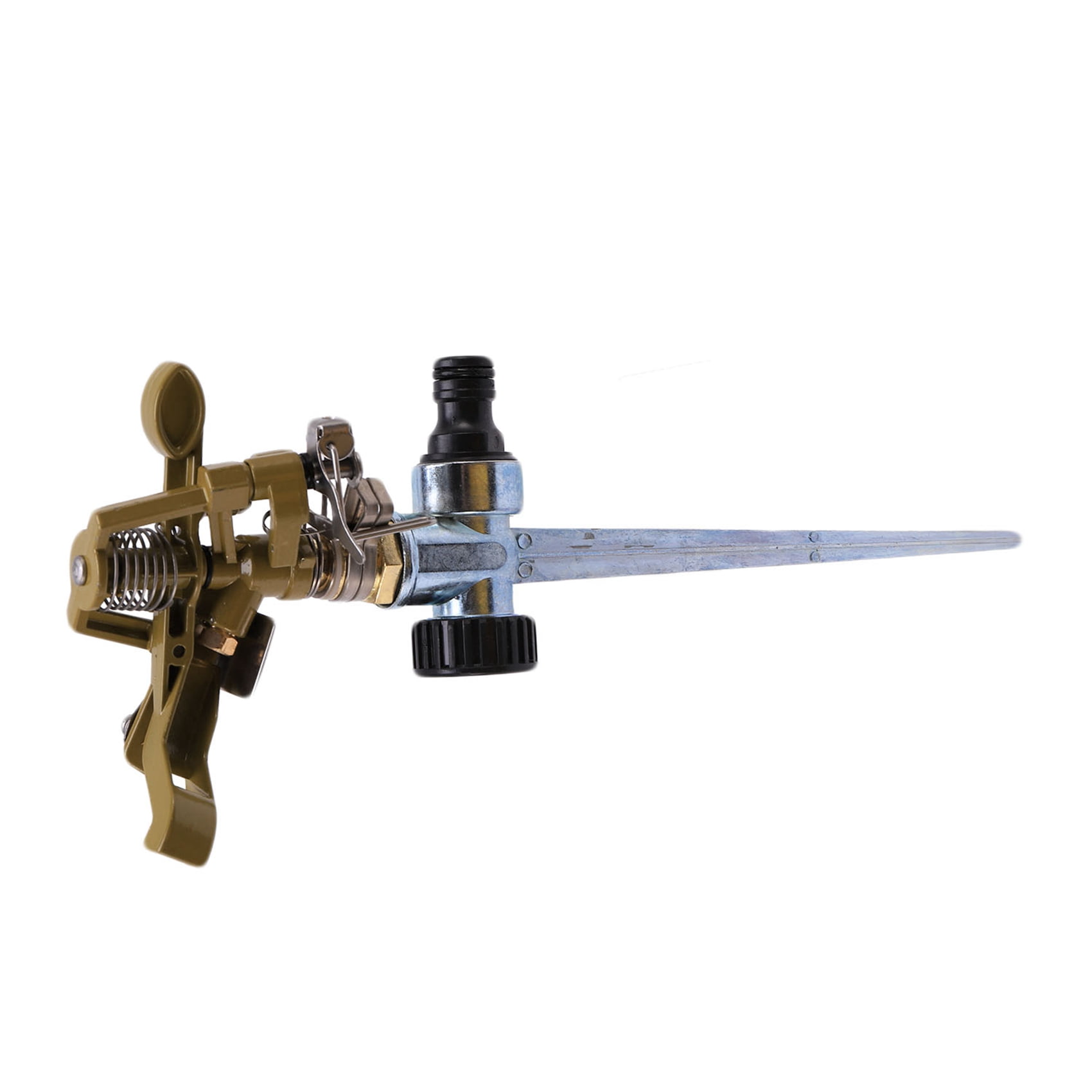 4X 360 Degree Rotary Irrigation Sprayer Sprinkler for Lawn Garden Golf Grass Metal Impulse Spike Hose Water Sprayer