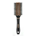 thumbnail image 2 of Conair Copper Collection Vented Round Hairbrush with Boar and Nylon Bristles, Black, 2 of 8