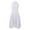 White, variant on Bigersell Long Dresses for Women Casual Women's Summer Fashion Round Neck Sleeveless Chiffon Double Layer Ruffles Pencil Dress Women Boho Dress Style 5585, Female Ankle-Length Dresses White S