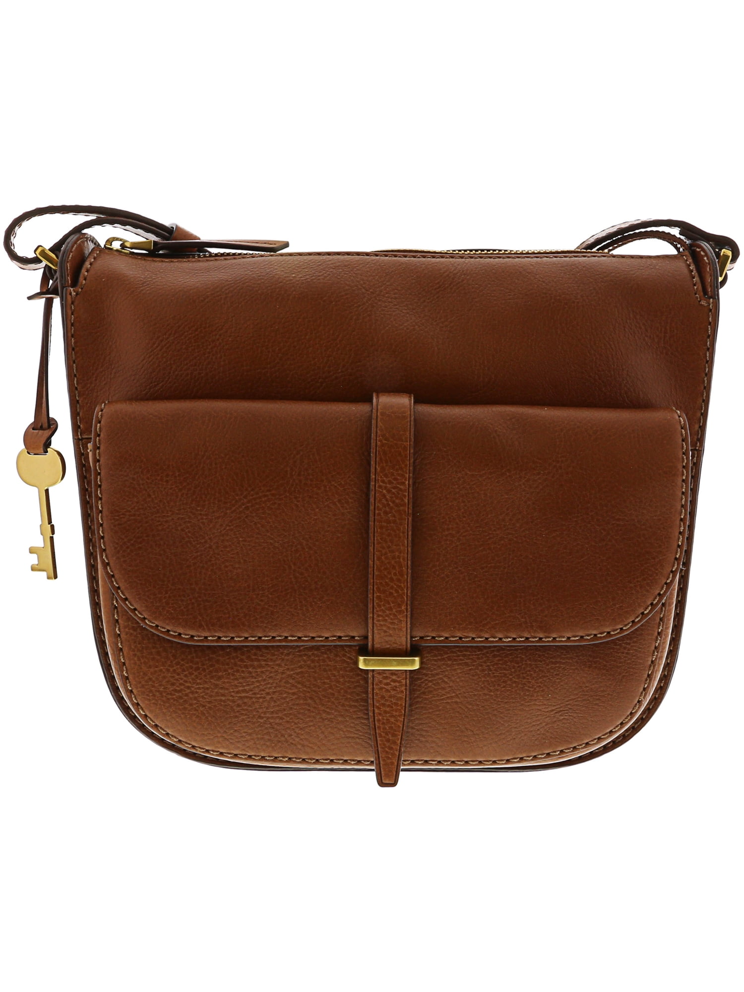 Fossil Women's Ryder Crossbody Leather Cross Body Bag Brown Walmart