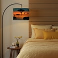 thumbnail image 6 of 2pcs Set Drum Lampshades (13"x13"x10"), African Nature African savanna landscape Fabric Lamp Shades, Simple Assembly Needed., 6 of 8