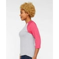 thumbnail image 2 of Women's Baseball Fine Jersey Three-Quarter Sleeve Tee, 2 of 5