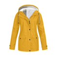 thumbnail image 2 of Chaqueta de Esquí Impermeable Yuyangstore Abrigo de Nieve Invierno Cálido Impermeable Con Capucha Gris Oscuro Amarillo M Rompevientos, 2 of 4