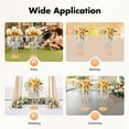 thumbnail image 4 of Modern Freestanding Wedding Gold Crystal Flower Stand Crystal Flower Stand Round Pedestal Stand, 4 of 19