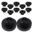 thumbnail image 1 of BESTYASH 12Pcs Rubber Gas Tank Bushing Grommets for Lawn Mower Universal Fit Black, 1 of 8