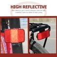 thumbnail image 1 of FUTUREORYY 1 Set Bicycle Mountable Rear Safety Warning Reflector PVC White for Road Bike Night Cycling, 1 of 8