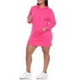 thumbnail image 3 of White Mark Plus Size Hoodie Sweatshirt Dress, 3 of 5