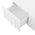 thumbnail image 7 of 71" TV Stand for Tvs up to 80", 2-in-1 Dual Purpose Coffee Table with 4 Drawers, Entertainment Center Media Console with Arched Design for Living Room, White, 7 of 7