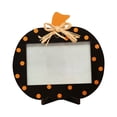 thumbnail image 4 of Halloween Pumpkin Picture Frame Rustic Wooden Photo Holder for Fall Thanksgiving Decor Desktop Tabletop Ornament Seasonal Home Party Photo Display Decor, 1Pack B, 4 of 4
