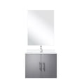 thumbnail image 2 of 24 in. Wide Dark Grey Single Vanity | Ideal for Bathrooms with Mirror, Faucet and Stain - Resistant Countertop | Get a Stylish and Durable Option, 2 of 5