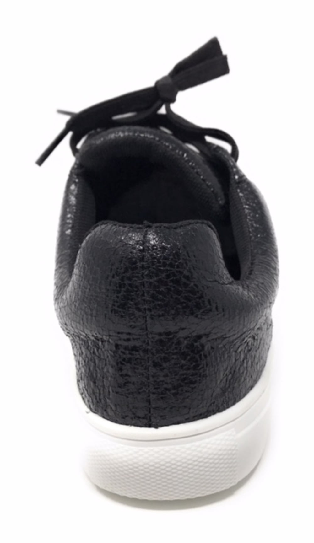 Forever Young Women's Metallic Textured Lace up Sneakers