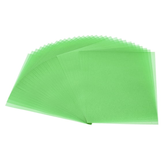 40 Sheets Vellum Paper 4.25x5.5, Vellum Paper Printable Translucent Paper 100GSM for Invitations Printing, Dark Green