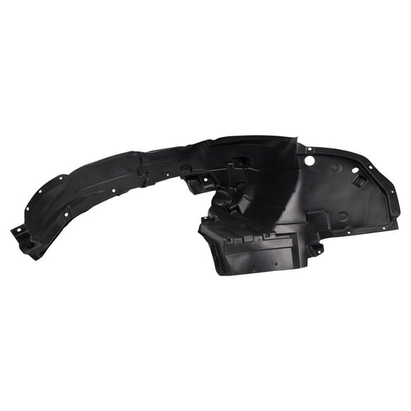 TRQ Front Right Inner Fender Liner Black Passenger Side Fits Select 2015-2019 Nissan Versa NI1249139
