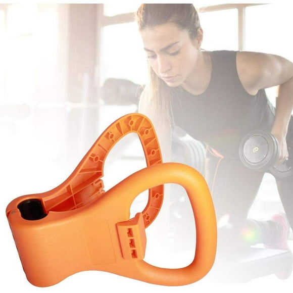 Adjustable Kettlebell Handle,Portable Weight Grip Travel Workout Equipment Gear for Gym Bag, Weightlifting, Bodybuilding, Lose Weight | Clamps to Dumbbells,Handle to Convert