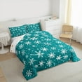thumbnail image 3 of Manfei Dreamy Snowflake Chils Bedding Comforter Set, Merry Christmas Twin Comforter Sets, Kawaii Princess Style Reversible Bedding Set, Super Cozy Room Decor, 2-Piece, 3 of 8