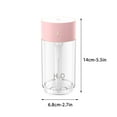 thumbnail image 5 of YiBai Pink Humidifiers for Bedroom, Small Humidifier, 280ml Desktop Humidifier, Quiet, Night Lighting Function, Two Spray Modes, Automatic Shutdown Of Bedroom, Baby Room And Office #.151, 5 of 5