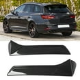 thumbnail image 4 of Rear Window Wing Trim, Rear Window Side Spoiler Aerodynamic Left Right Exterior Anti Fading Peel And Paste 2PCS  For Car Modification Carbon Fiber Style, 4 of 8