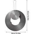 thumbnail image 4 of Stove Heat Conductor Plate Multifunctional Heat Diffuser for Stove Aluminum NonStick Simmering Plate, 4 of 8