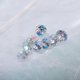 thumbnail image 3 of Joyas de Diamantes de cristal transparente multicolor brillante Yashi Culet para uñas acrílicas, 3 of 5