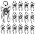 thumbnail image 1 of Shisuyan 50pcs Simulation Teeth Charm Teeth Pendant for Diy Jewelry Making Teeth Ornament, 1 of 1