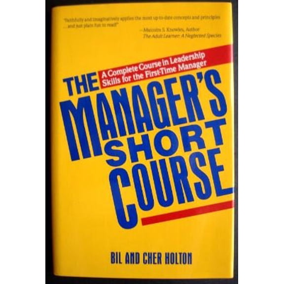 Pre-Owned The Manager's Short Course, 9780471551669, 047155166X, Hardcover, 1 edition